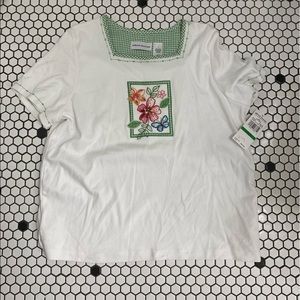 NWT Alfred dunner shirt size large